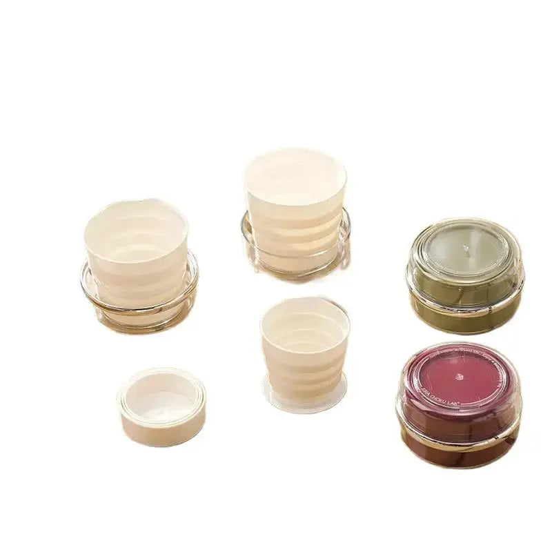 4Pcs Food Grade Silicone Collapsible Cup Portable Outdoor Camping Hiking Picnic Travel Drink Cup from PriceLows™
