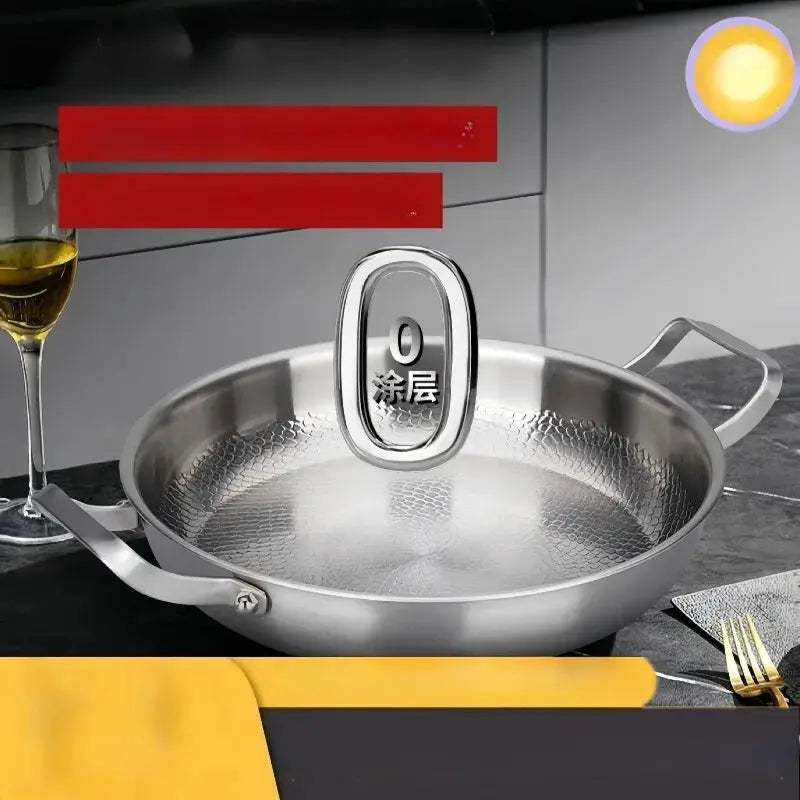 Fry Pan | Titanium Hammer Texture | Non Stick | One Piece