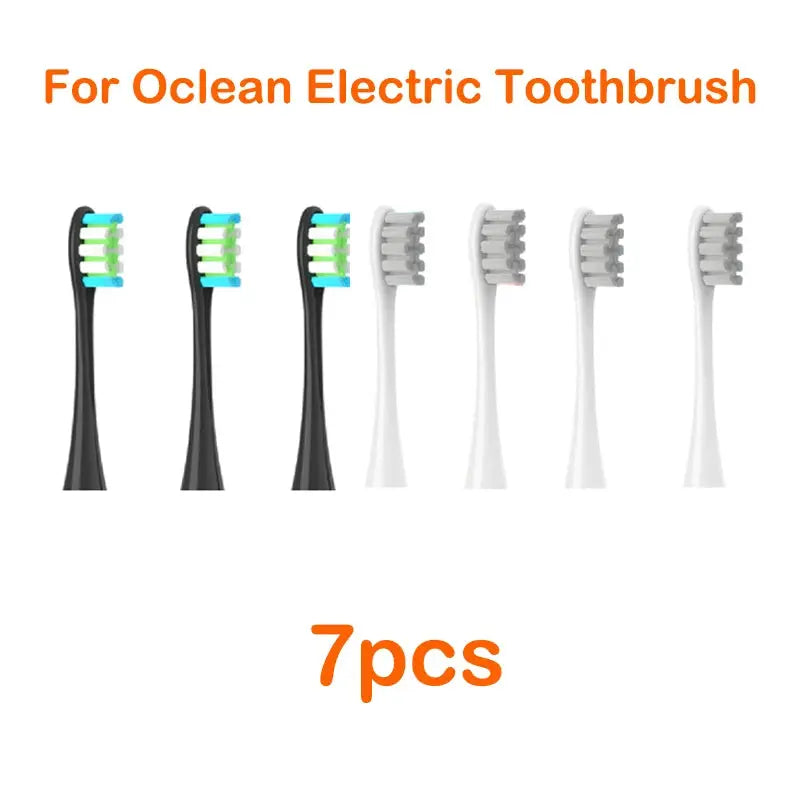 For Oclean Flow/X/ X PRO/ Z1/ F1/ One/ Air 2 /SE Brush Heads Soft DuPont Sonic Toothbrush Vacuum Bristle 7pcs Replacement Heads from PriceLows™