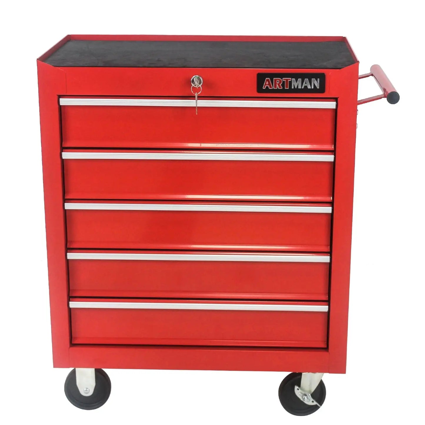 Rolling Metal Tool Chest with 5 Drawers, 20" 5-Drawer Tool Chest Cabinet with Ball Bearing Drawer Slides, Steel Tool Storage Box from PriceLows™