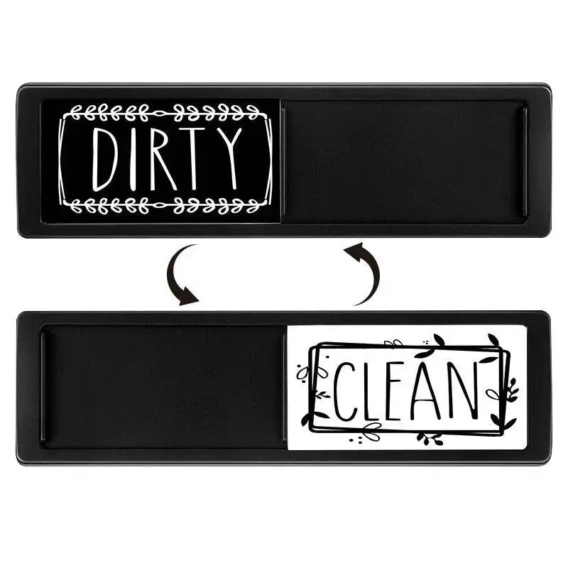 Dishwasher Magnet | Clean Dirty Sign | Fridge Use | 17.7x5.2cm