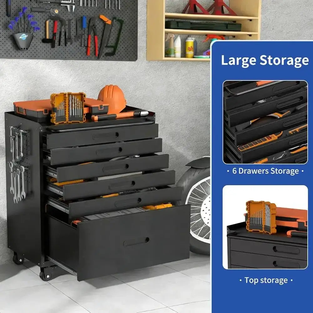 29.5" W Rolling Tool Cabinet with Metal Garage Storage Cabinet on Wheels, Locking Rolling Tool Chest or Workshop, Heavy Duty Too from PriceLows™