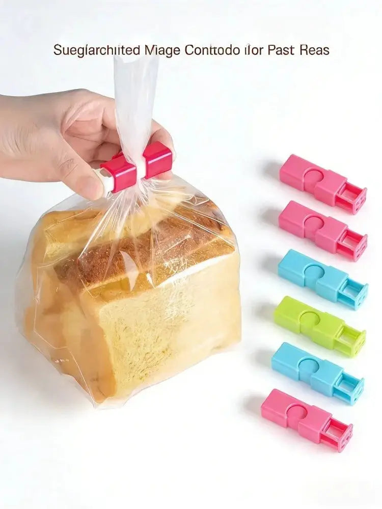3pcs Heavy Duty Bread Sealing Clips Airtight Food Bag Clamps Reusable for Kitchen Snack Bread Coffee Cereal Storage Fresh Keepin from PriceLows™