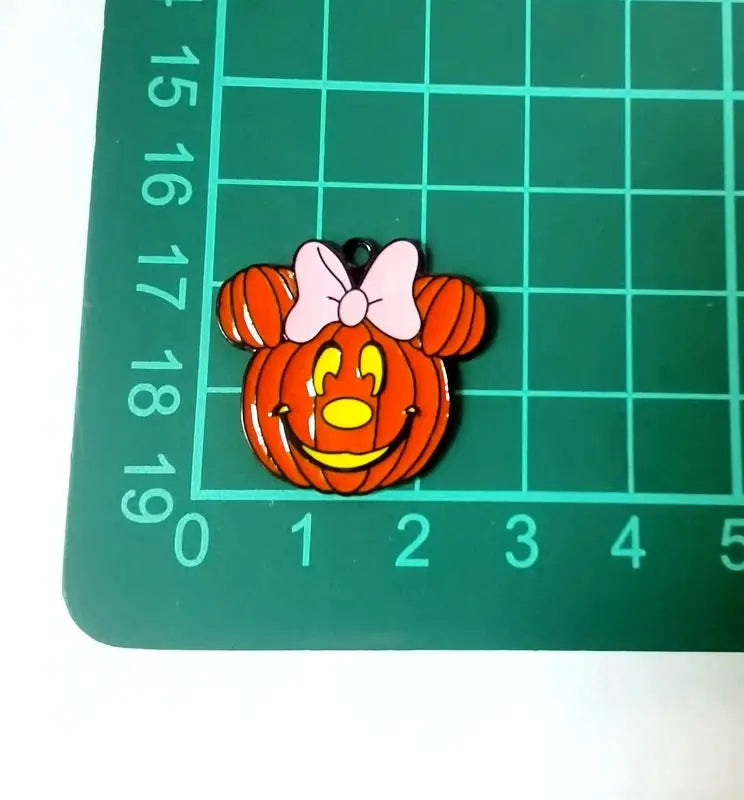 Halloween Pendant Charms | Metal Design | Cartoon Pattern | 10 Piece Set