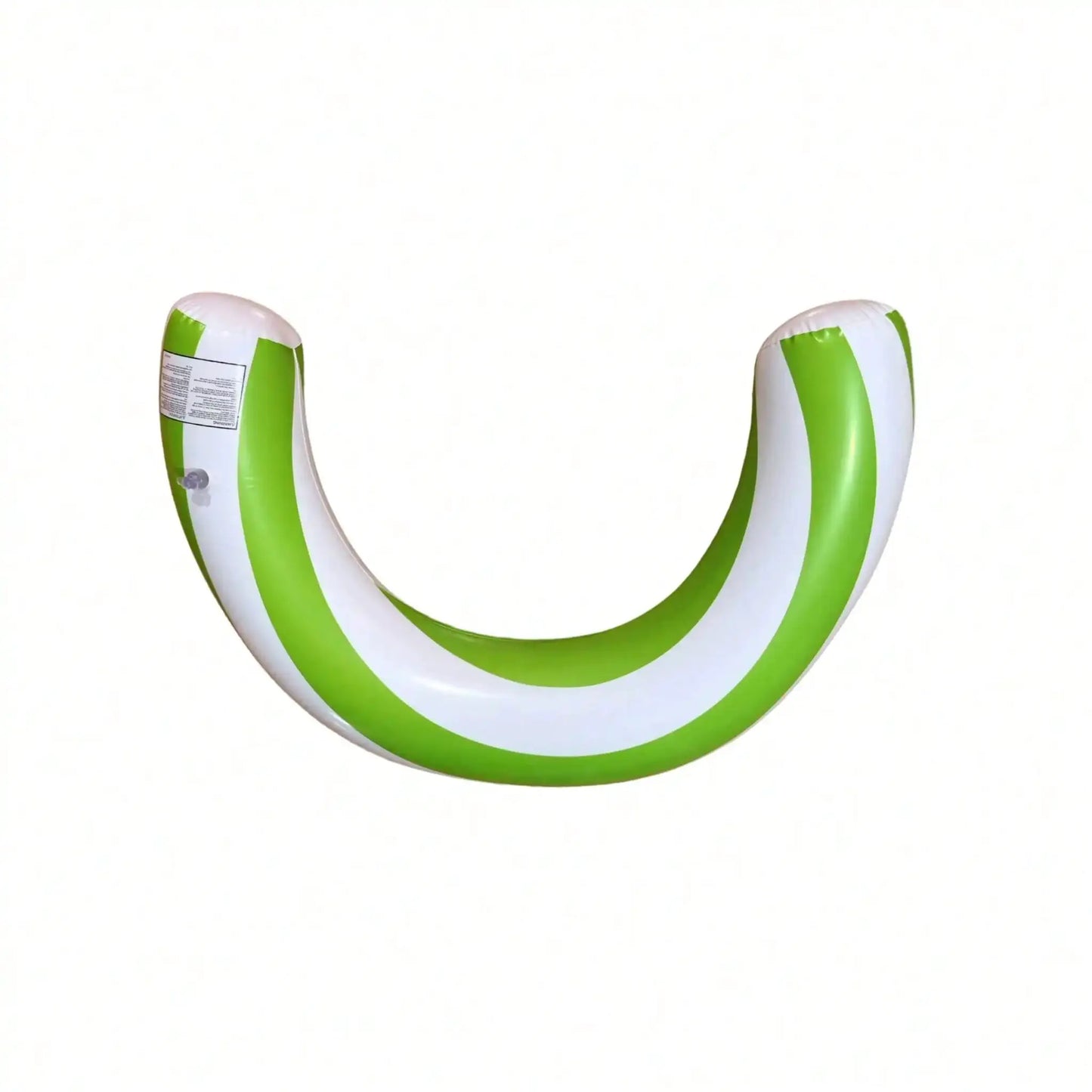 Inflatable Pool Ring | U Shaped Arch Design | Striped Thickened PVC | One Size