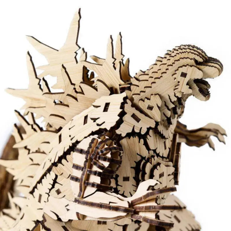 OUZEY 3D Wooden Puzzle King of Monsters, DIY Wooden Blocks Assembly Kit for Adult Collectors, Creative Desktop Decoration Gift from PriceLows™