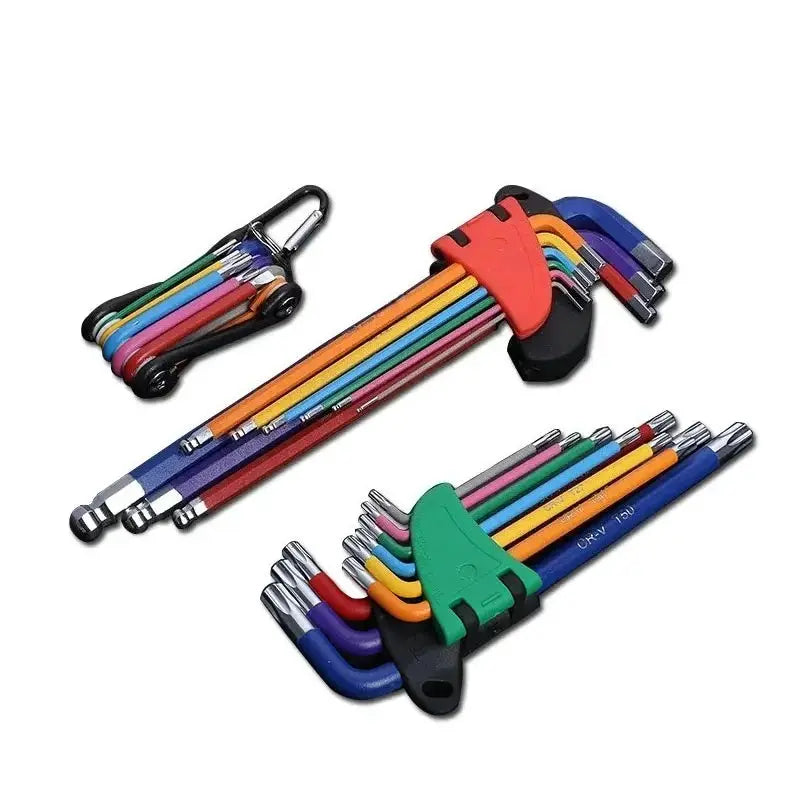 Allen Key Set L Wrench Kit For Allen Screw 9PCS Long Arm Hex Key Set 1.5mm To 10mm Hexagon Spanner Hand Tools For Bicycle Repair from PriceLows™