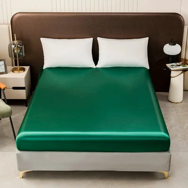 Satin Fitted Sheet | 25 Inch Pocket | Smooth Finish | Twin To King