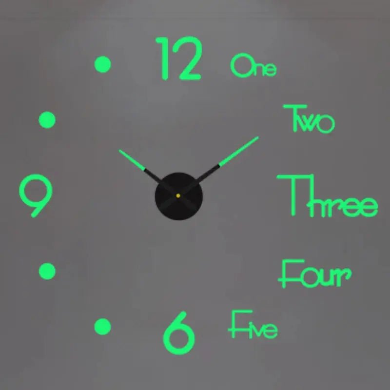 2023 Modern Design Large Wall Clock 3D DIY Quartz Clocks Fashion Watches Acrylic Mirror Stickers Living Room Home Decor Horloge from PriceLows™