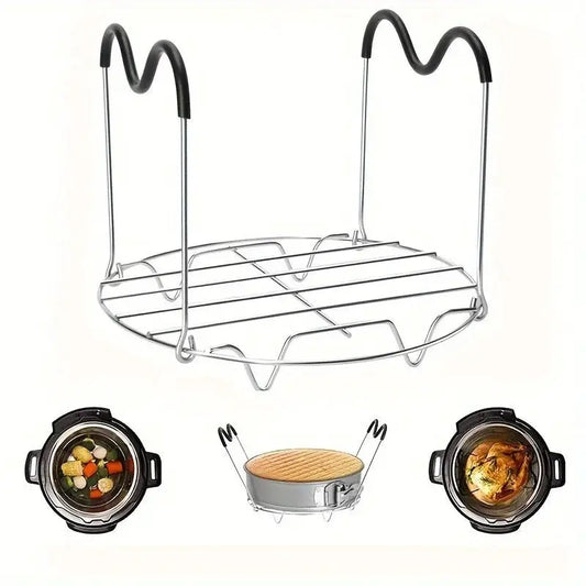 Steamer Rack Trivet | Heat Resistant | Instant Pot Compatible | Quart