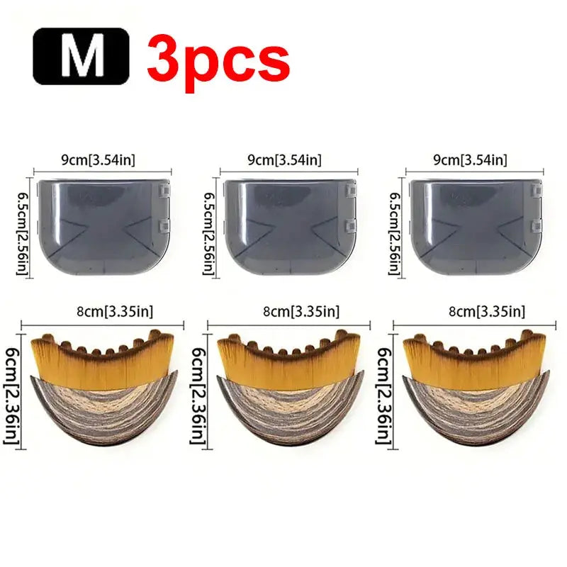 Lymphatic Contour Face Brush | Rubber Material | Non Electric | One Unit