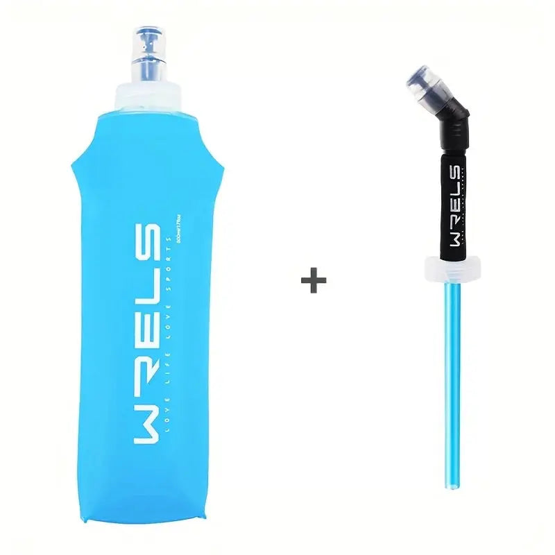 WRELS Portable Sports Soft Flask BPA-Free Running Cycling Water Bottle Outdoor Sports Marathon Folding Collapsible Water Bottle from PriceLows™