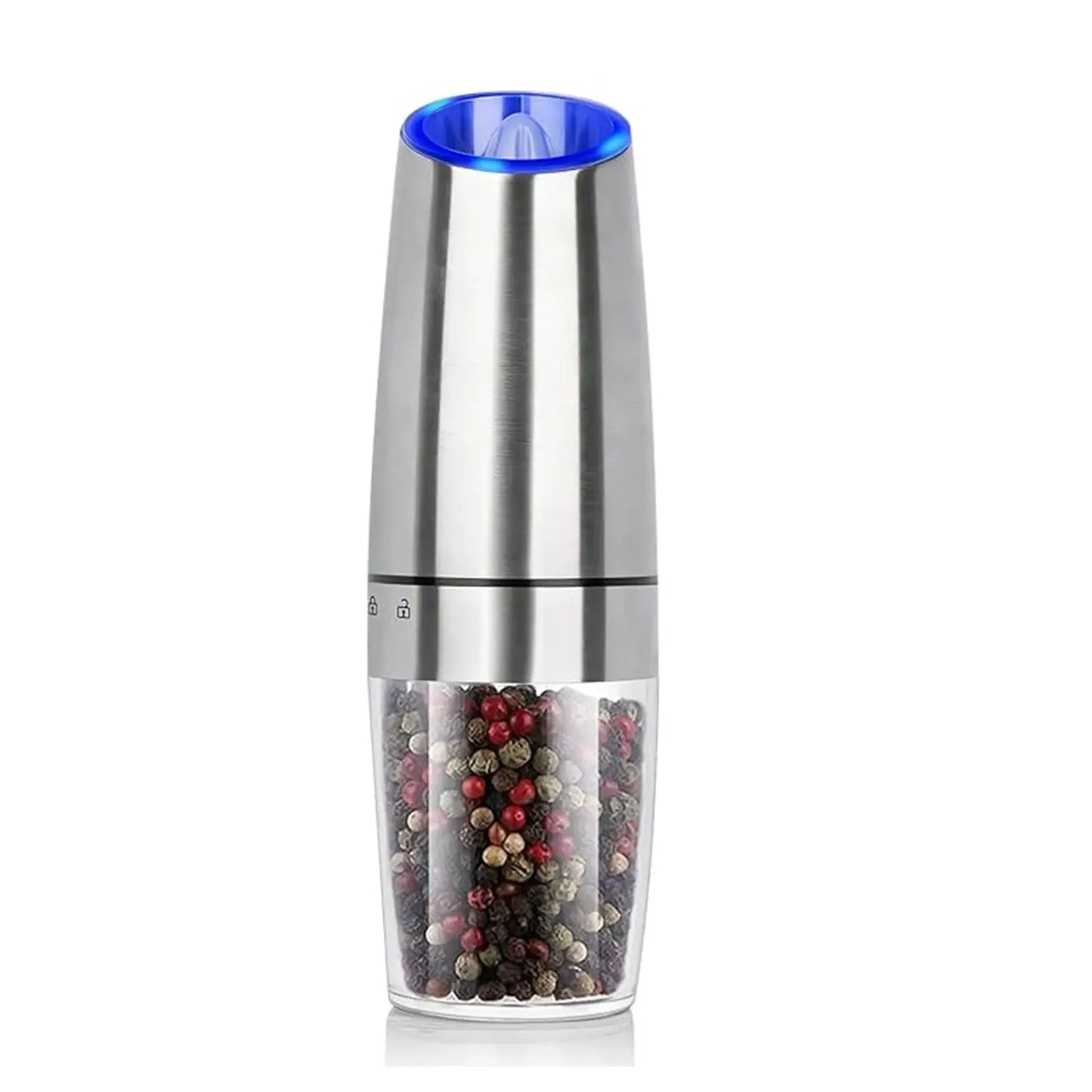 Electric Salt And Pepper Grinder Set | LED Light | One Hand Automatic | 1pc 2pcs