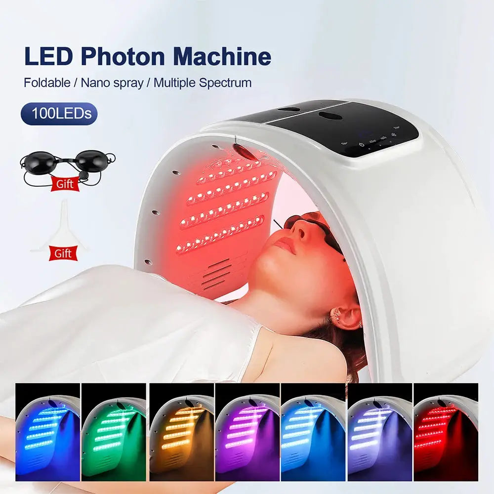 7 Color Led Photon Mask | Nano Spray Face Mask For Acne Treatment