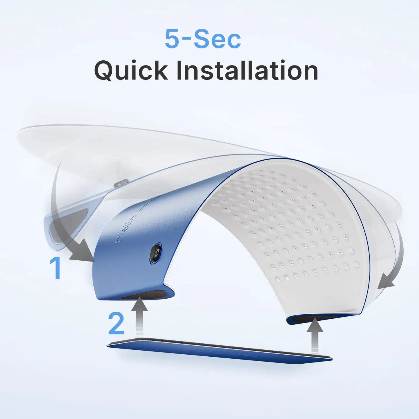 Hello Face L6 LED Light Mask 720pcs 630nm Red Light & 850nm NIR Light Skin-friendly Fabric Body Care Machine from PriceLows™