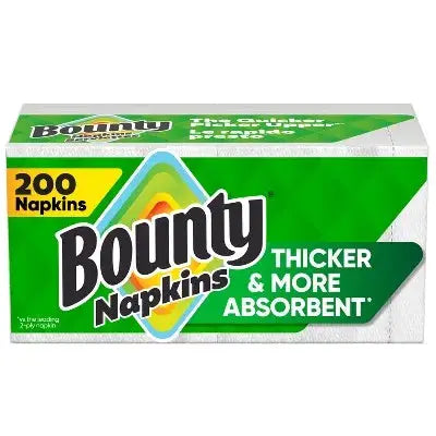 Lunch Napkins | 200 Pack | 30X30 Cm | Plain Unpatterned Paper