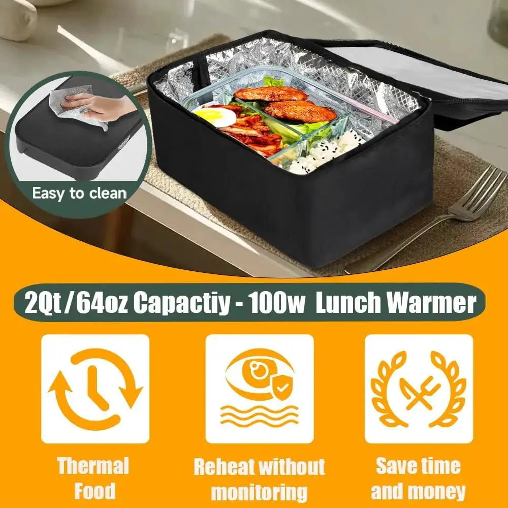 2026 New Portable Oven 100W Food Heater, Adult Electric Lunch Box Food Heater from PriceLows™