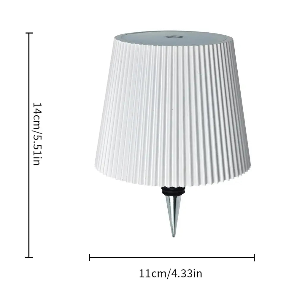 Metal Dimmable Bottle Lamp Rechargeable 2000mAh LED Wine Bottle Lamp 3 Colors Dimmable Touch Control for Family Restaurant & Bar from PriceLows™