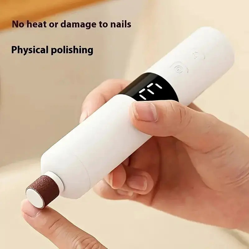Electric 2-in-1 foot grinder and nail grinder - USB foot repair equipment with 3-speed adjustment and 16 interchangeable heads from PriceLows™