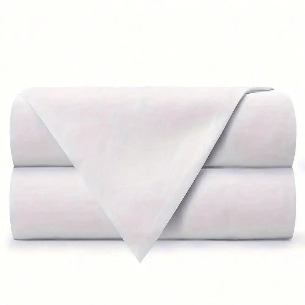 1PC Luxury Flat Sheet: Soft, Wrinkle-Free, Stain-Resistant, And Machine Washable Bedsheet For Effortless Care from PriceLows™