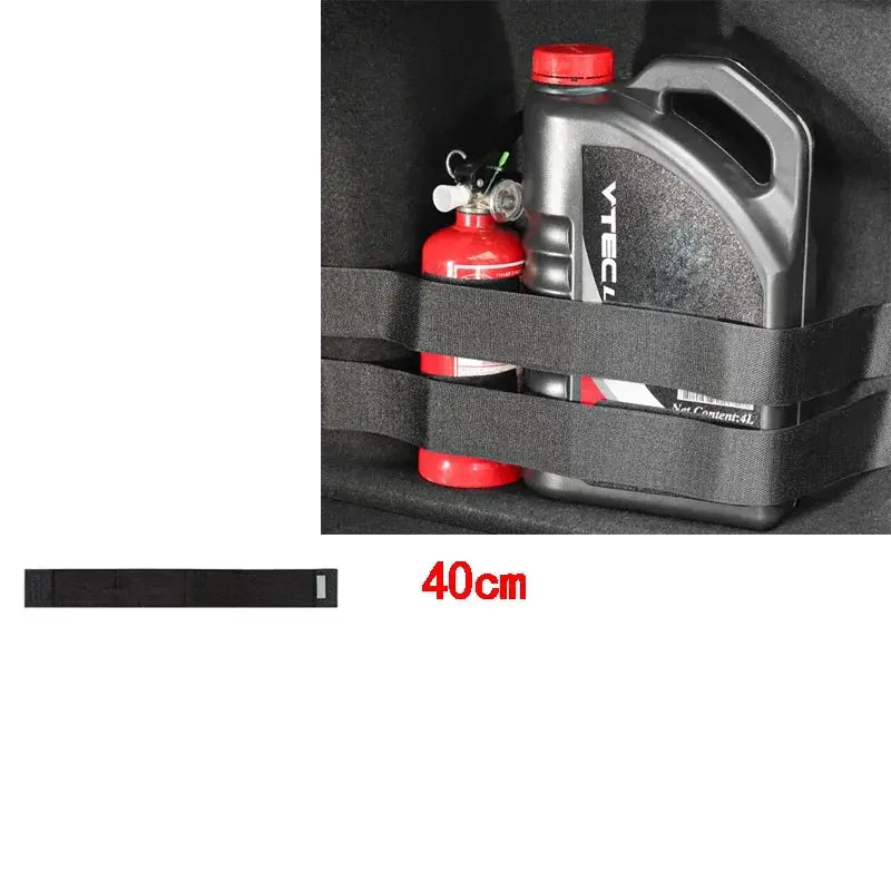 Car Back Rear Trunk Storage Net Seat Elastic String Net Magic Sticker Mesh Storage Bag Interior storage network from PriceLows™