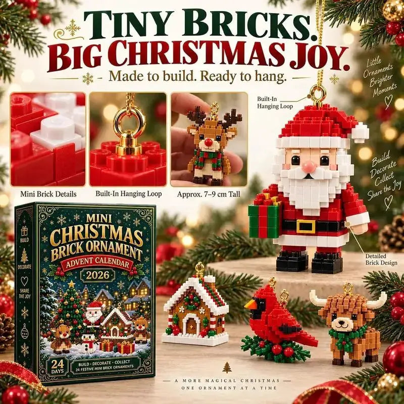 Christmas Advent Calendar Mini Building Blocks | 24 Day Countdown | DIY Assembly