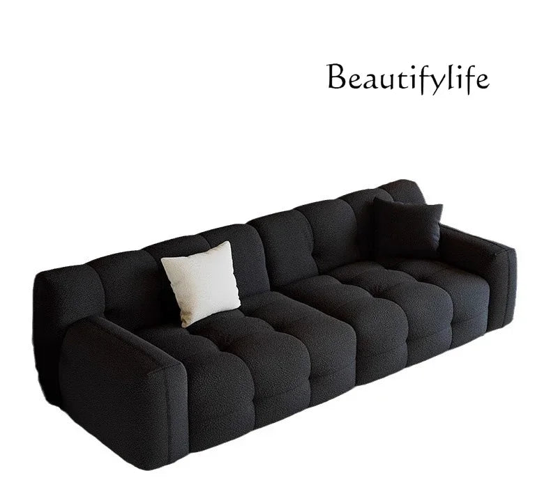 Sofa | Velvet Fabric | S-Shaped Design | Customizable