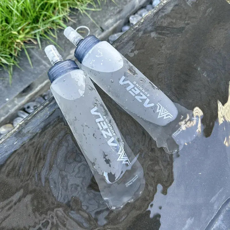 Foldable Silicone Water Bag Soft Water Bottle Leakproof Collapsible Hydration Flask for Camping Hiking Travel Outdoor Sports from PriceLows™