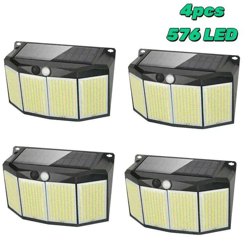 576 LED Solar Power Light Motion Sensor Outdoor Waterproof 3 Mode Security Spotlight for Outside Pathway Yard Garden Garage Lamp from PriceLows™