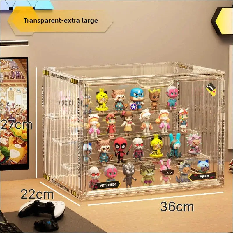 Three Layer Acrylic Display Rack Transparent Showcase Handmade Anime Car Model Blind Box Storage Box Jewelry Sorting Box from PriceLows™