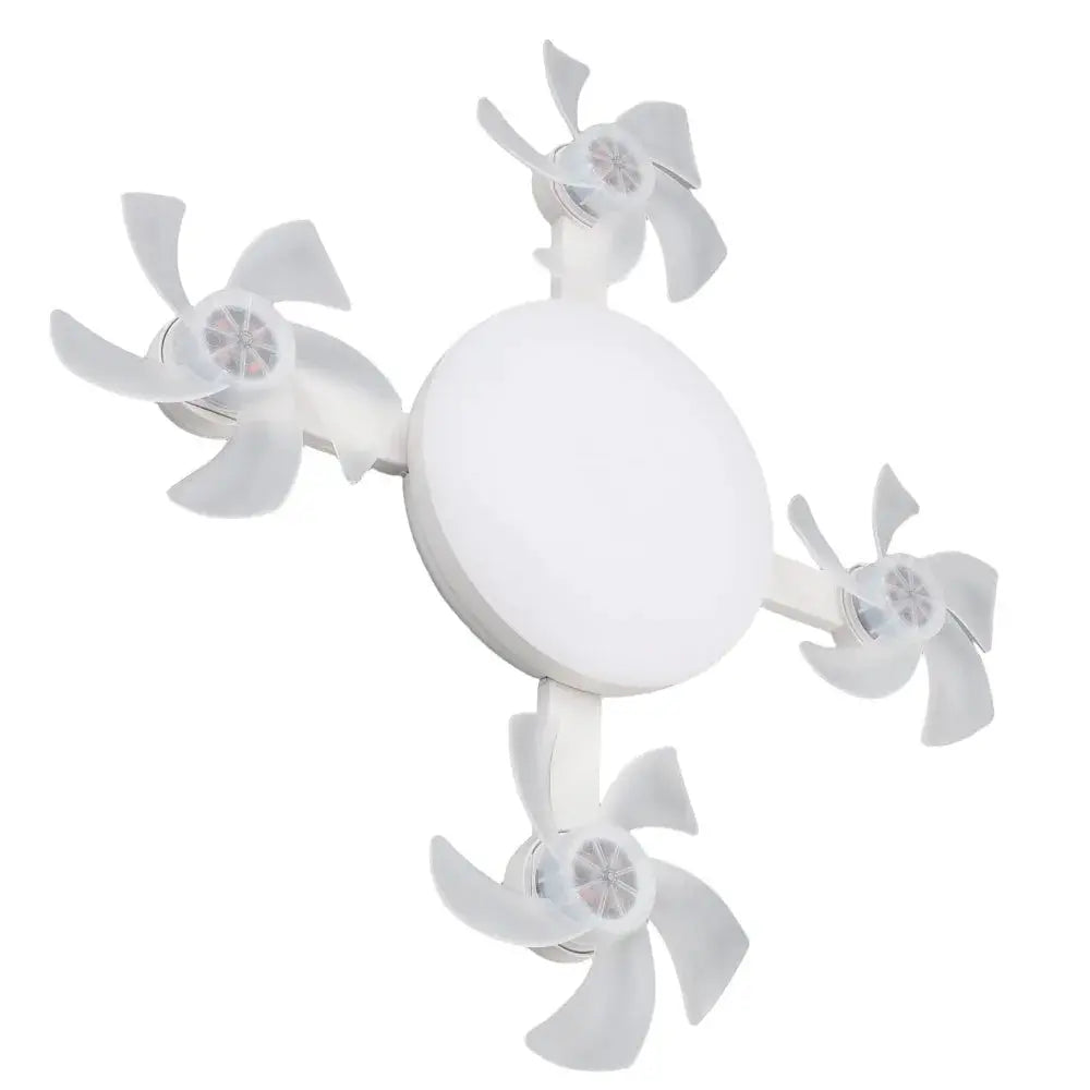 Ceiling Fan | Remote Control | E26 and E27 Lamp Socket | 3 Speeds 4 Head