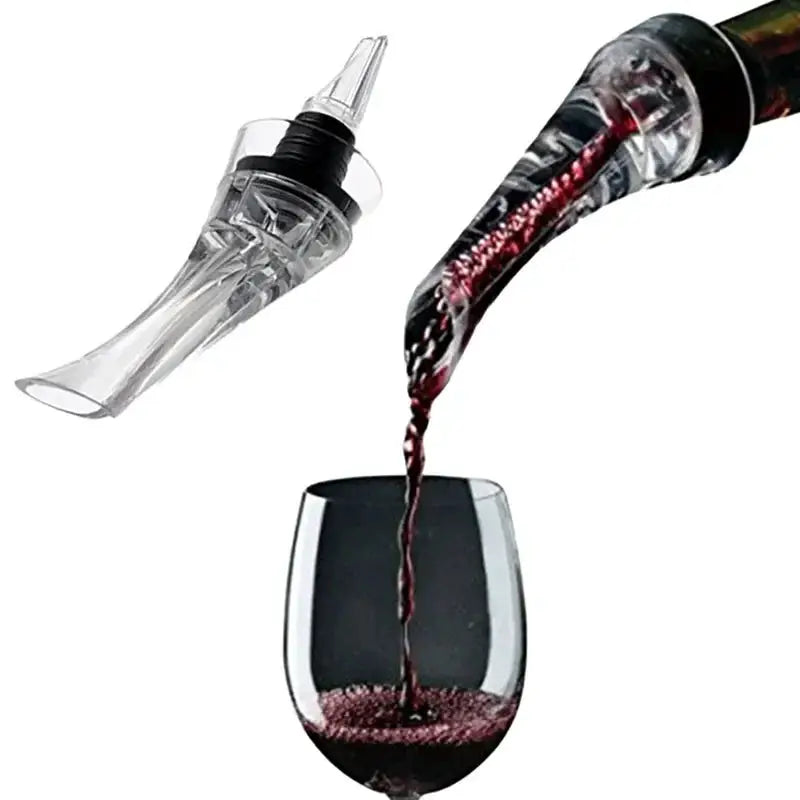 Acrylic Wine Aerator Pourer Premium Aerating Pourer Red Wine Decanter Cap Spout Stopper Bottle Mouth Dispenser Decanter Spout from PriceLows™