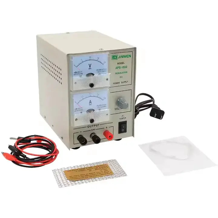 2A Jewelry Electroplating Machine | Adjustable Voltage Gold Silver Plating Kit