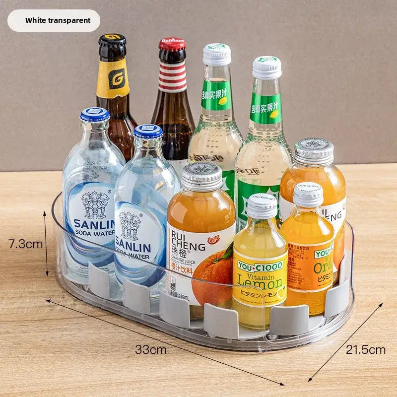Refrigerator Storage Box | 360 Rotating | Multifunction Spice Organizer