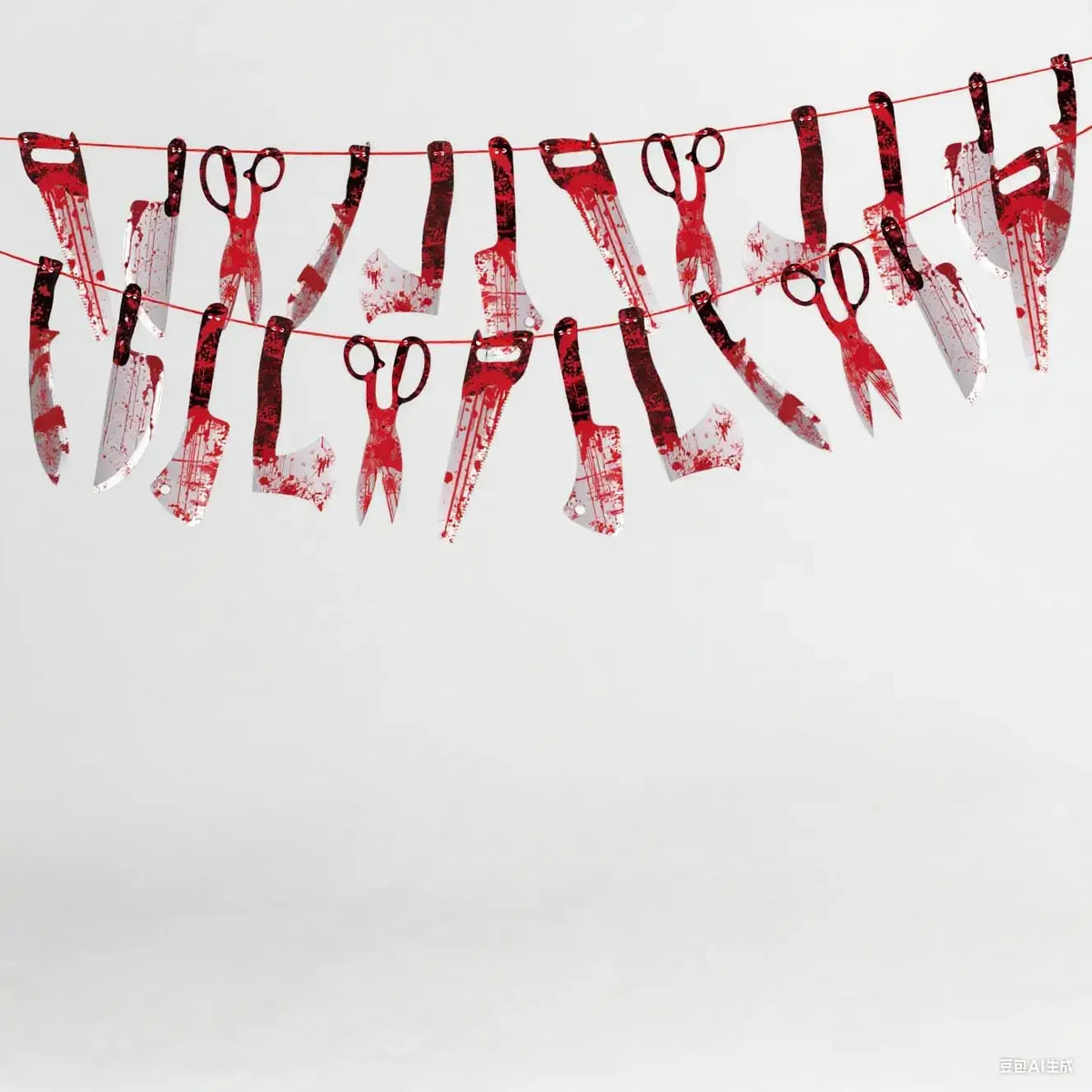 Halloween Bloody Banners | 2 Piece Set | Heavy Paperboard | Party Decor