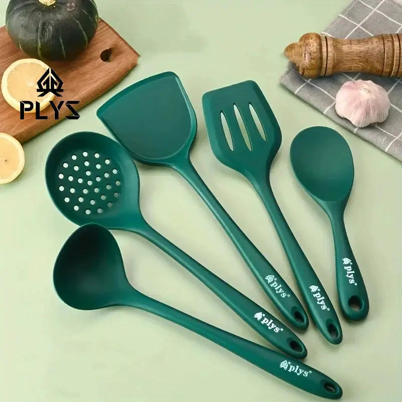 Silicone spatula cooking set, household heat-resistant frying pan, non-stick pan, stirring pot kitchen utensils from PriceLows™