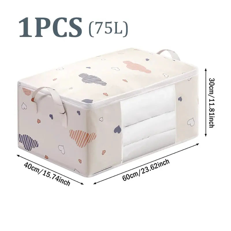 Big Capacity Storage Bag 4/2/1PCS Quilt Clothes Moisture Dust Proof Proof Organizer Duvet Blanket Sorting Bags Luggage Bag from PriceLows™