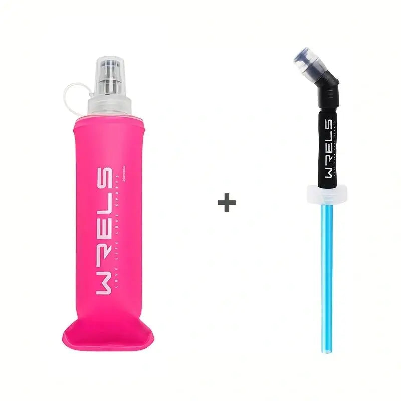 WRELS Portable Sports Soft Flask BPA-Free Running Cycling Water Bottle Outdoor Sports Marathon Folding Collapsible Water Bottle from PriceLows™