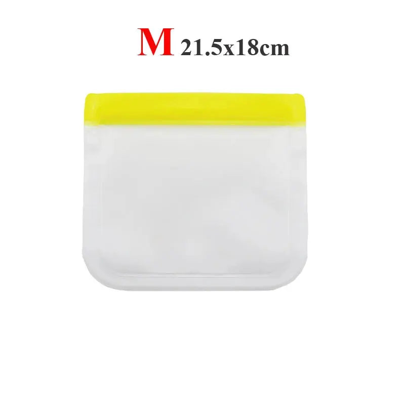 Reusable Food Storage Bag | 80ml Capacity, Leakproof | PEVA Material | One Size
