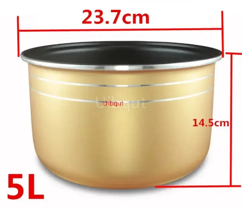 Rice Cooker Inner Pot | 304 Stainless Steel | Nonstick | Universal Fit