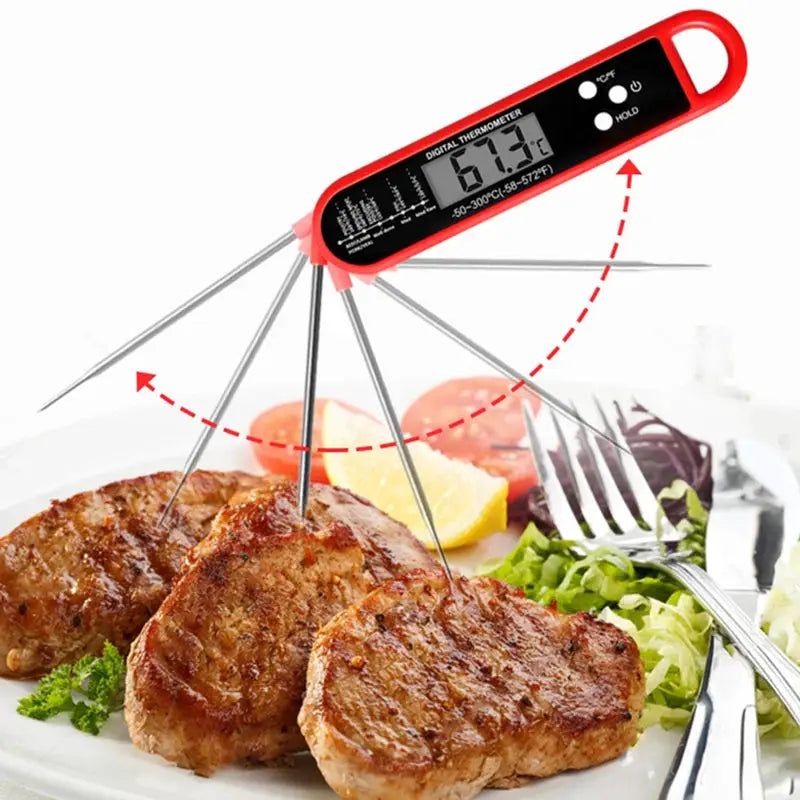 Meat Thermometer | Foldable Probe | Digital | One Size