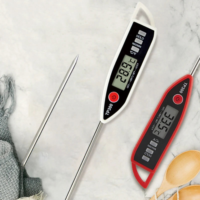 Probe Type Food Thermometer | Digital Display | For Meat And Milk | TP300