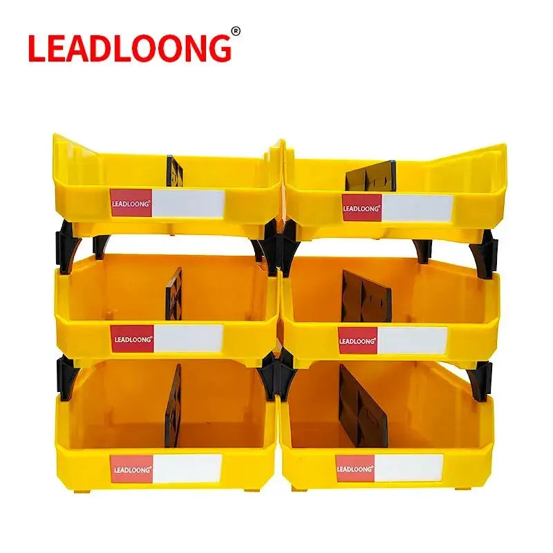 LEADLOONG V4 Tool Storage Bin 6pcs 11x11x5 Inch/27.6*27.9*12.8cm Combinable Multi Tools Organizer Box Garage And Home Supplies from PriceLows™