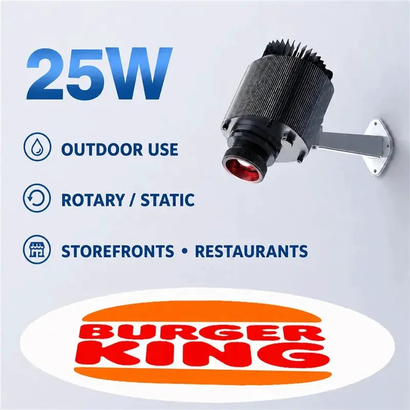 LED Image Projector | IP67 Waterproof | Custom Gobo Logo | HD Projection