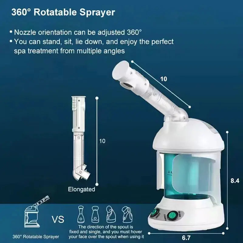 Nano Facial Steamer | Ozone Nebulizer | Deep Clean Pores