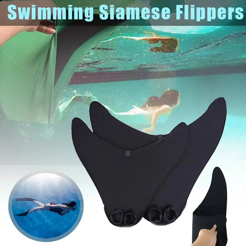 Swimming Mermaids Tail Flippers Diving Swim Fins Training Accessories For Children Adult from PriceLows™