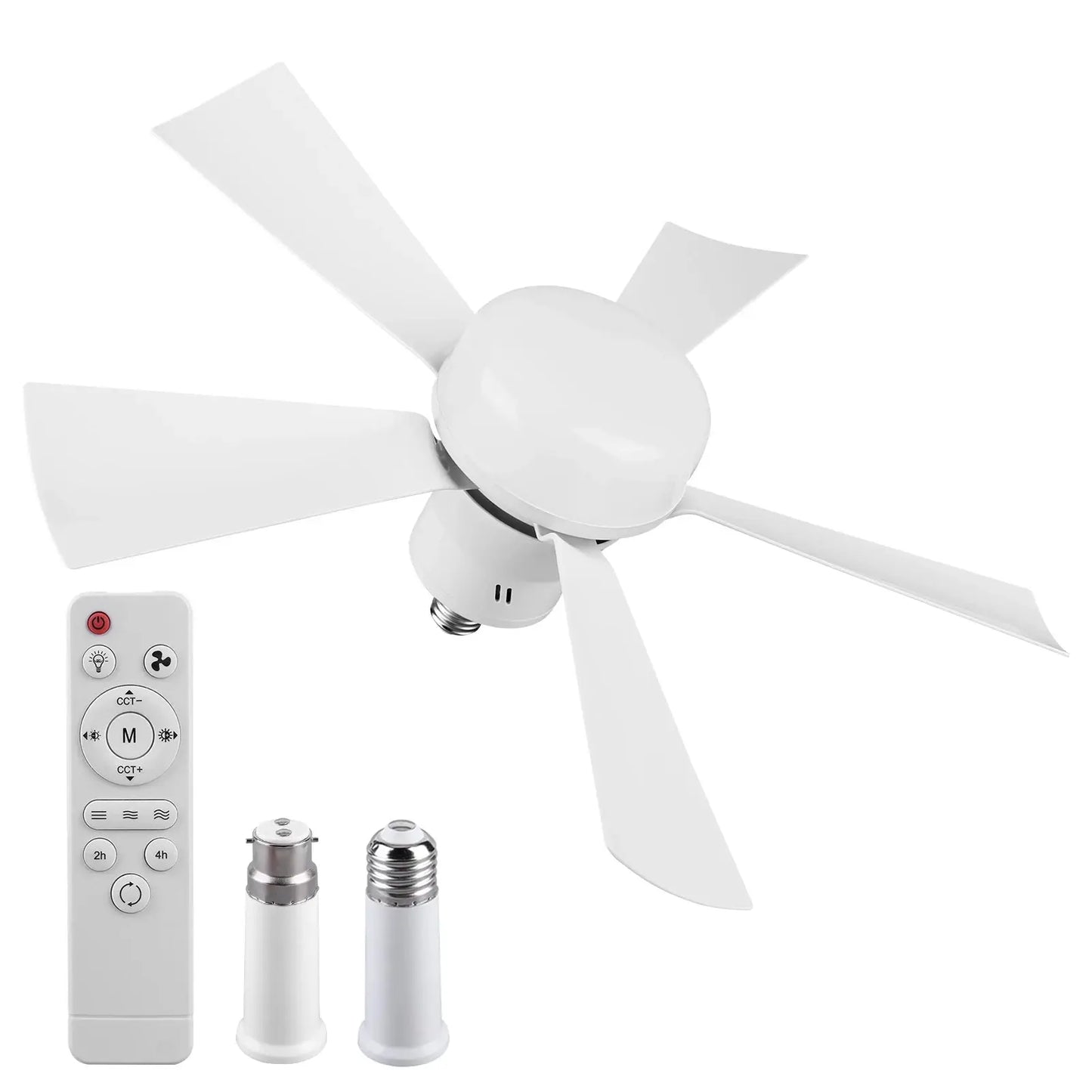 Ceiling Fan With Light | Remote Control | Dimmable LED Light | Living Room