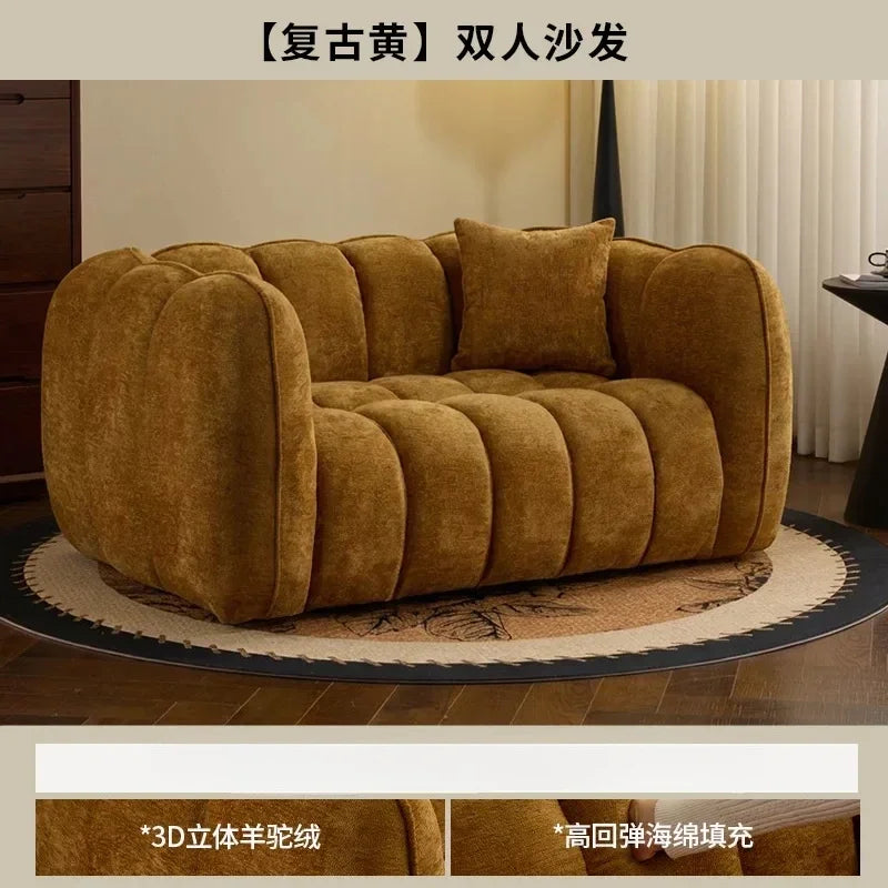 Sofa | Velvet Fabric | L Shaped Sectional | Single Double Triple