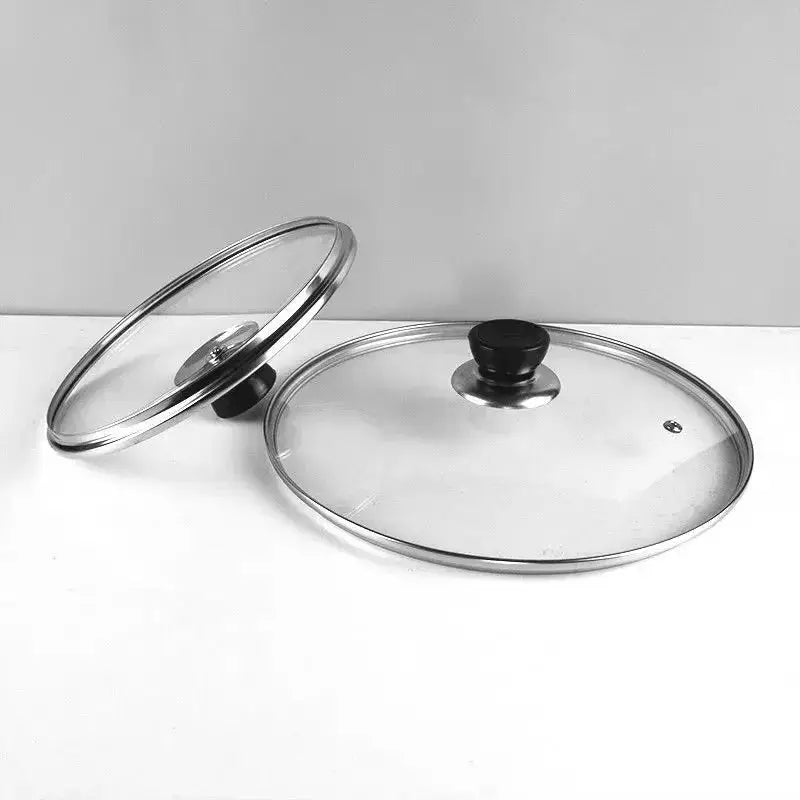 Tempered Glass Frying Pan Lid | Round | Visible Vertical Lid | 20-30 cm