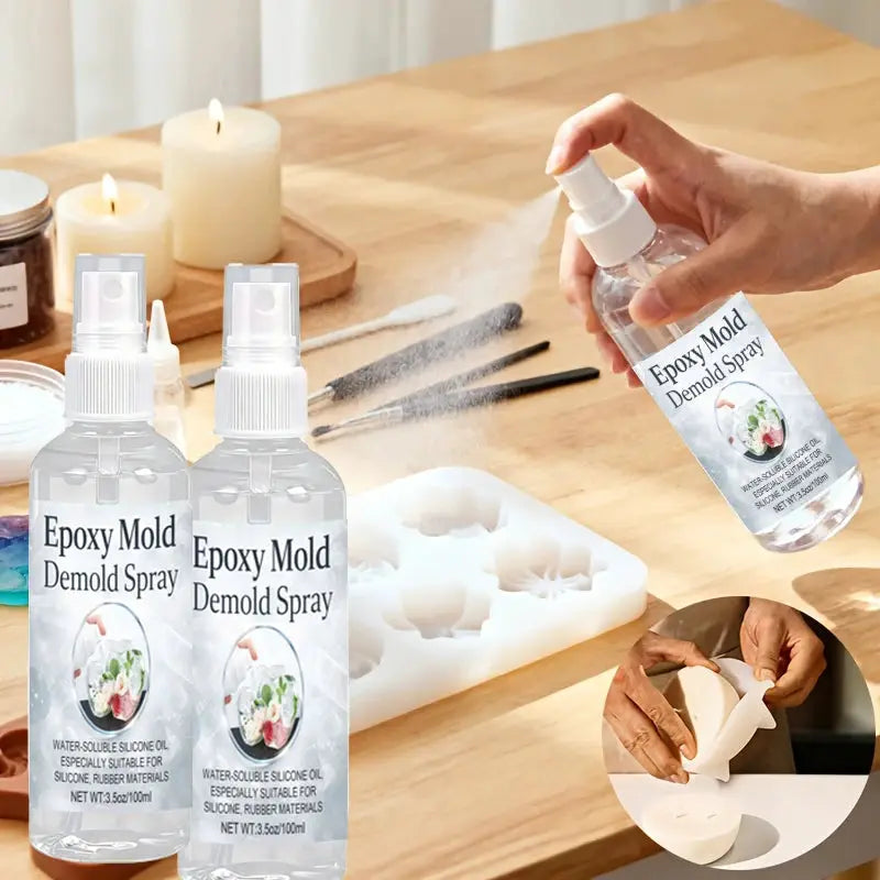 Mold Release Spray | Fast Drying Silicone | High Temp Candles And Epoxy